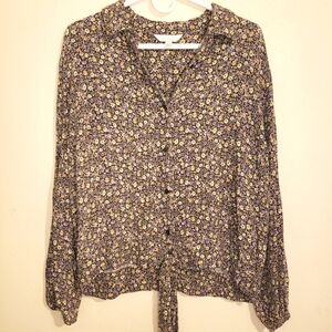 Floral Long Sleeve Top